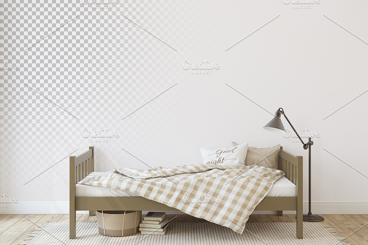 TODDLER ROOM Wall & Frames Mockup, a Poster Template by MyHomeMockups (Photo 2 of 10)