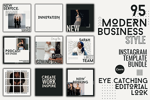 Modern Business Instagram templates