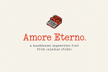 Amore Eterno Retro Typewriter Font