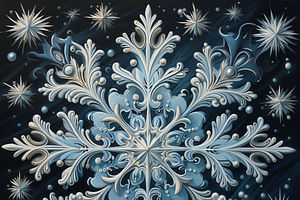 Winter Snowflakes