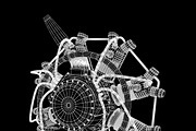 Animated Radial Engine, a Cars & Vehicle 3D Model by konstantin.ermolaev (Thumbnail 12 of 16)