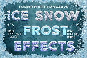 Frost Actions Styles Brushes For Ps