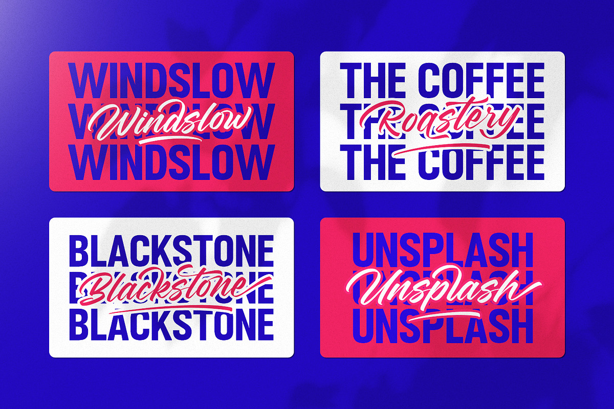 Huglens - Sans & Script Font Duo, a Script Font by Variatype (Photo 7 of 12)