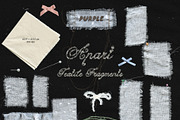 Textile, Lace & Paper Fragments, an Object Graphic by Purple (Thumbnail 12 of 14)