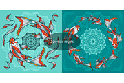 Koi fish set, an Object Graphic by zmeizza (Thumbnail 3 of 5)
