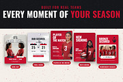 Volleyball Social Media Posts, a Social Media Template by Daring Digies (Thumbnail 5 of 10)