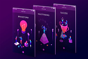 Isometric business illustrations, an iPhone Mockup by Boyko Pictures (Thumbnail 4 of 8)