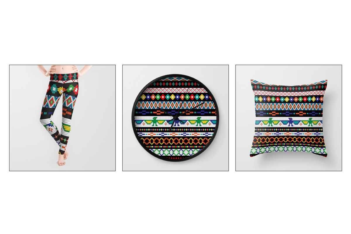Native American Beaded Borders, a Pattern Graphic by Melissa Held Designs