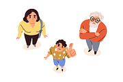 People looking up, top down view set, a Person Illustration by Good Studio (Thumbnail 3 of 4)