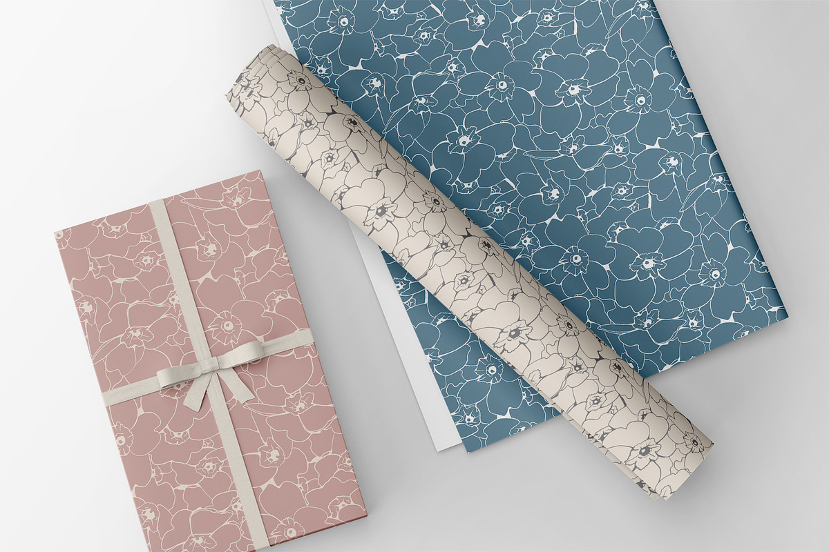 Floral Seamless Pattern Design, a Pattern Graphic by Plaid4You (Photo 5 of 16)