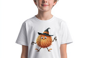 MONSTER Halloween watercolor clipart, an Object Illustration by Pattern + watercolor (Thumbnail 5 of 5)