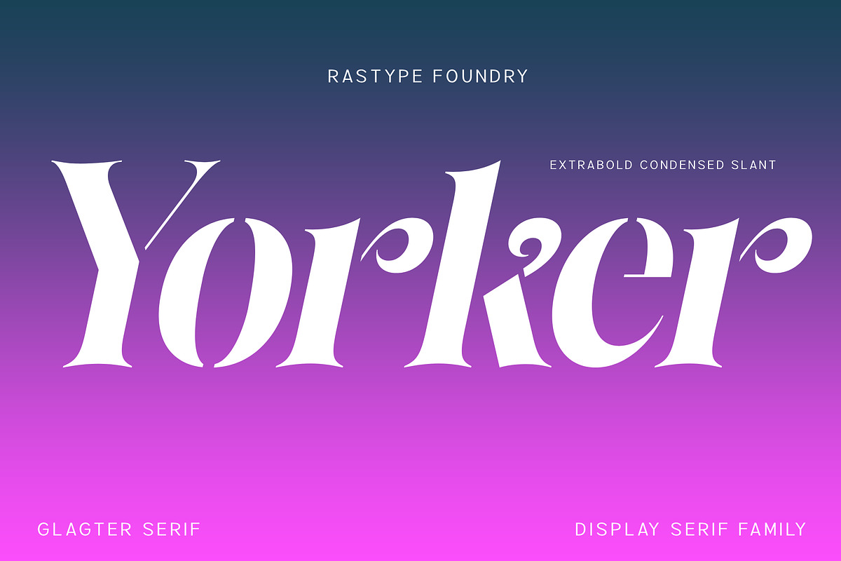 Glagter Stencil - Family Font, a Serif Font by Rastype (Photo 11 of 15)