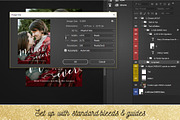 Christmas Photo Card Template | 010, a Card Template by Nifty Template Studio (Thumbnail 4 of 8)