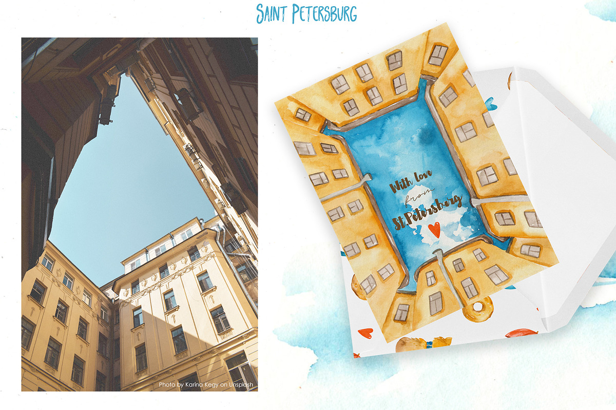Saint Petersburg watercolor, an Object Illustration by Marina Ermakova (Photo 8 of 12)