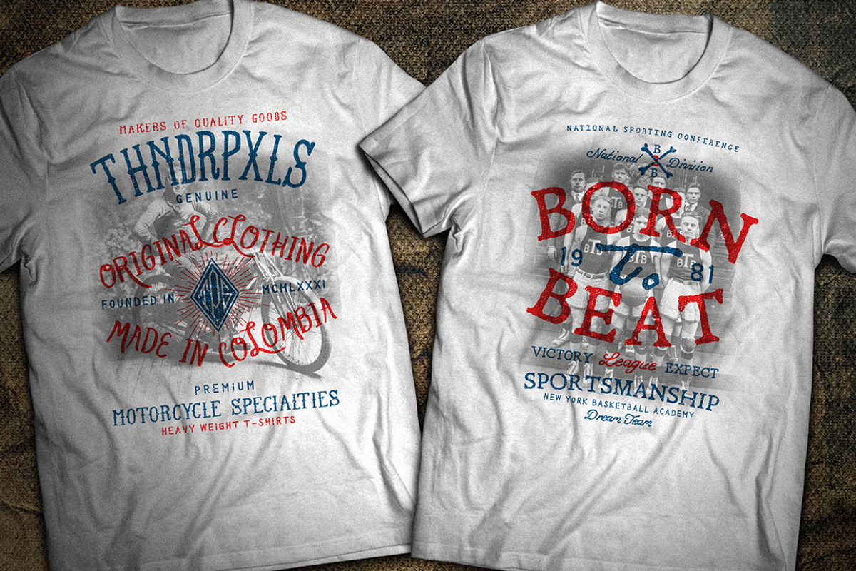 Vintage Sports T-Shirt Prints Vol. 1 preview 3