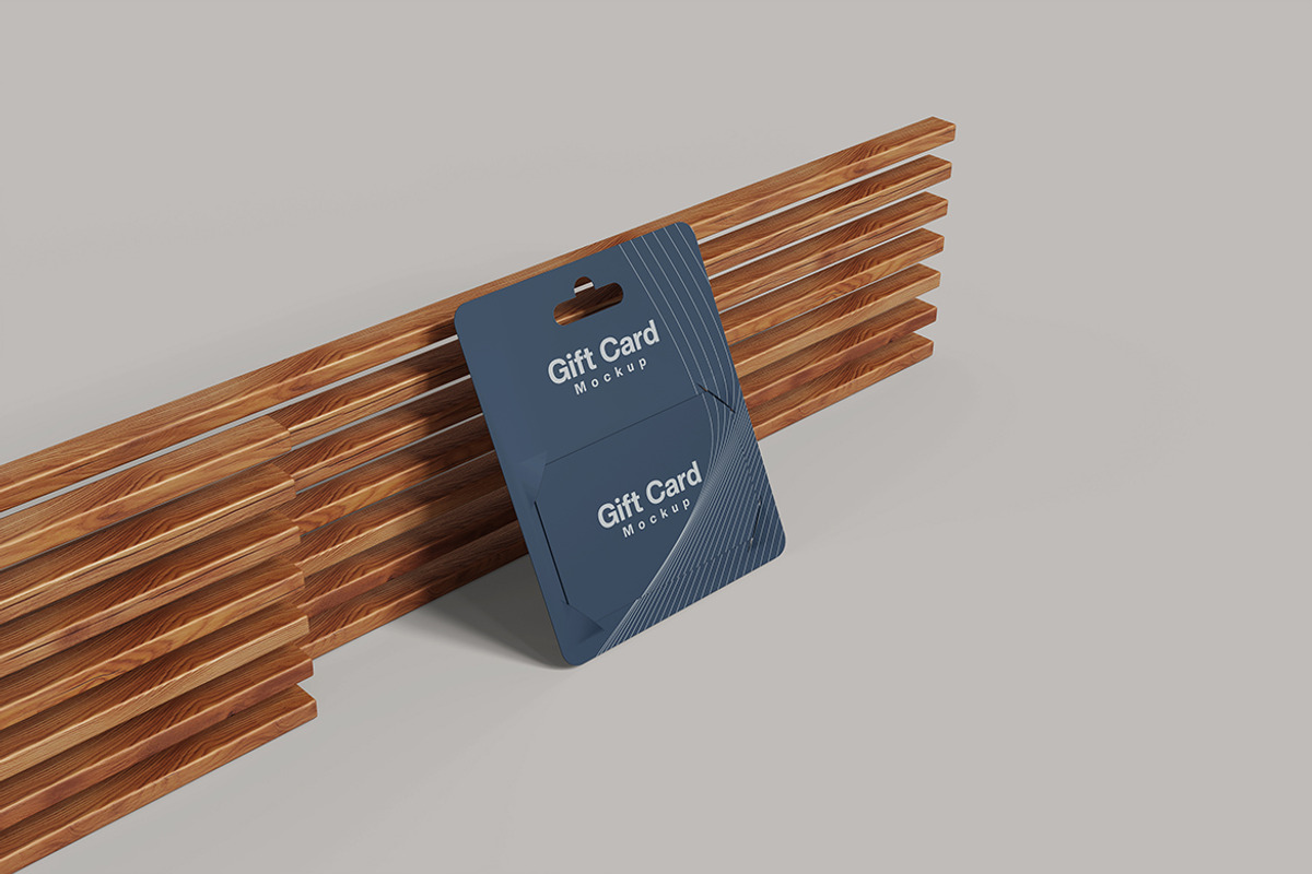 Gift Card Mockup, a Product Mockup by MrLetters (Photo 4 of 5)