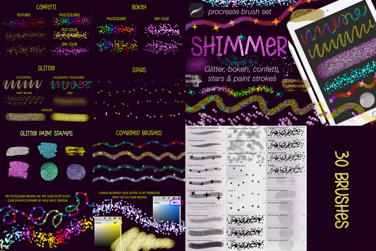 Procreate 500+ Brushes Bundle, a Brush Add-On by Almazova Dolzhenko (Photo 8 of 21)