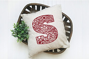 Mandala Alphabet SVG Cut File Bundle, an Illustration by OldMarket Designs (Thumbnail 4 of 10)
