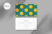 Canva Artistic Business Card, a Business Card Template by Saman Osama (Thumbnail 1 of 5)