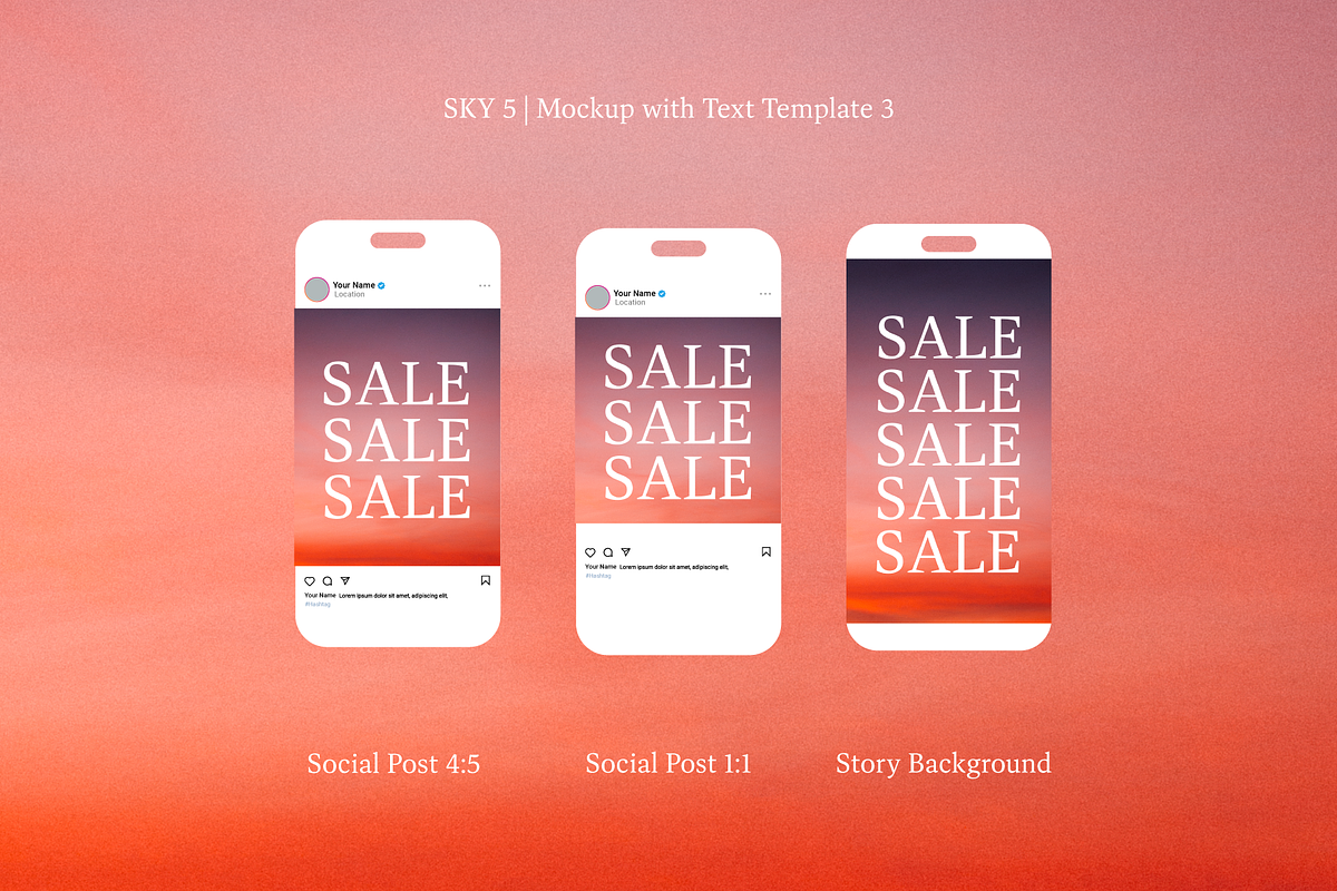 Sky Asset Pack, an Advertising Mockup by Made by T (Photo 6 of 7)