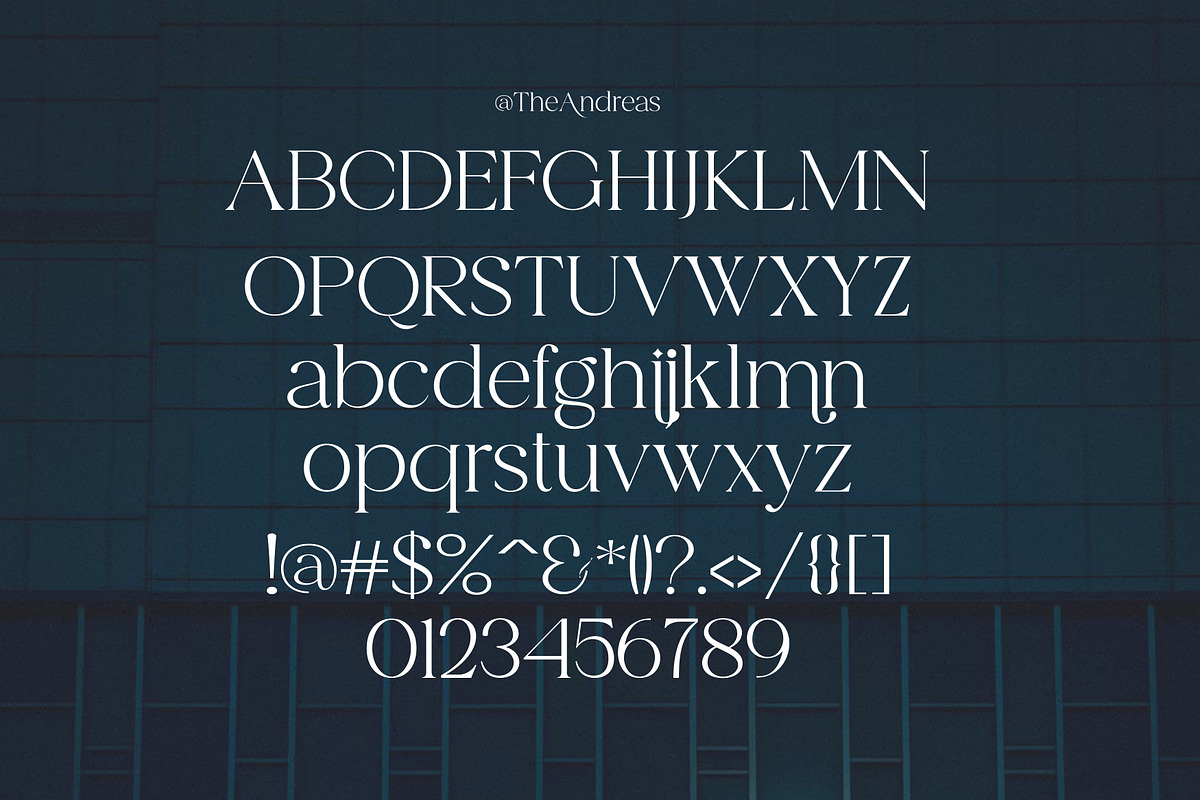 Andreas, a Serif Font by Gatype (Photo 10 of 10)