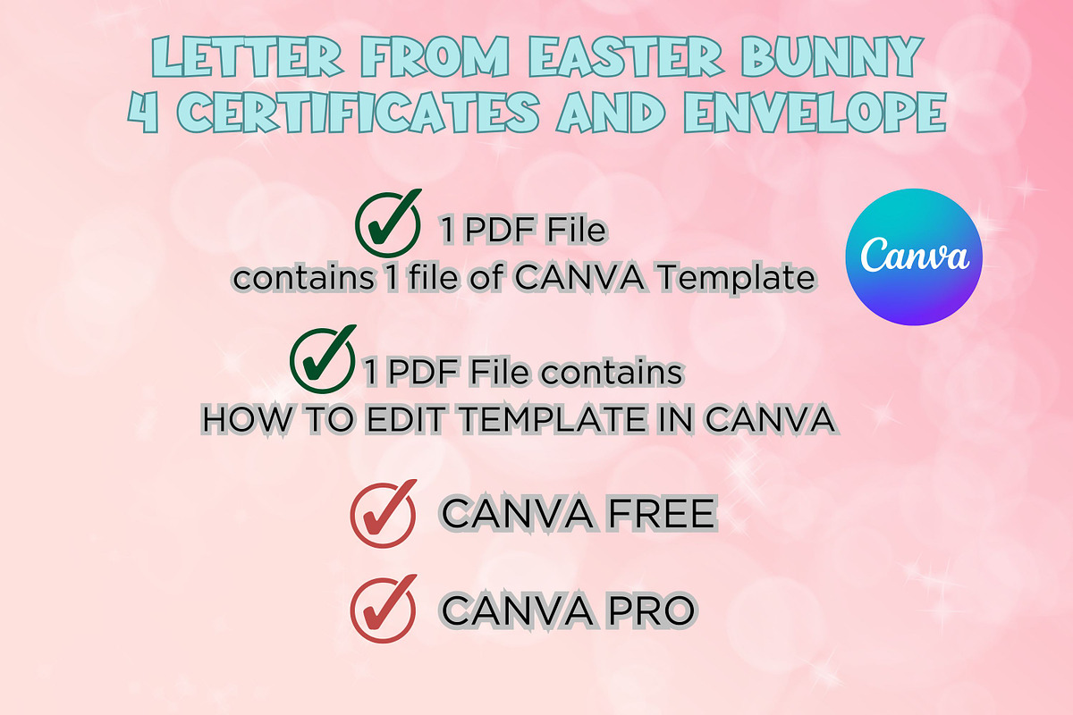 Letter from Easter Bunny #5 - Canva, a Templates & Theme by Adalin Shop (Photo 11 of 11)