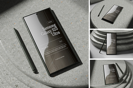 Samsung Galaxy S23 Ultra Mockup, an Android Mockup by xavier_studio