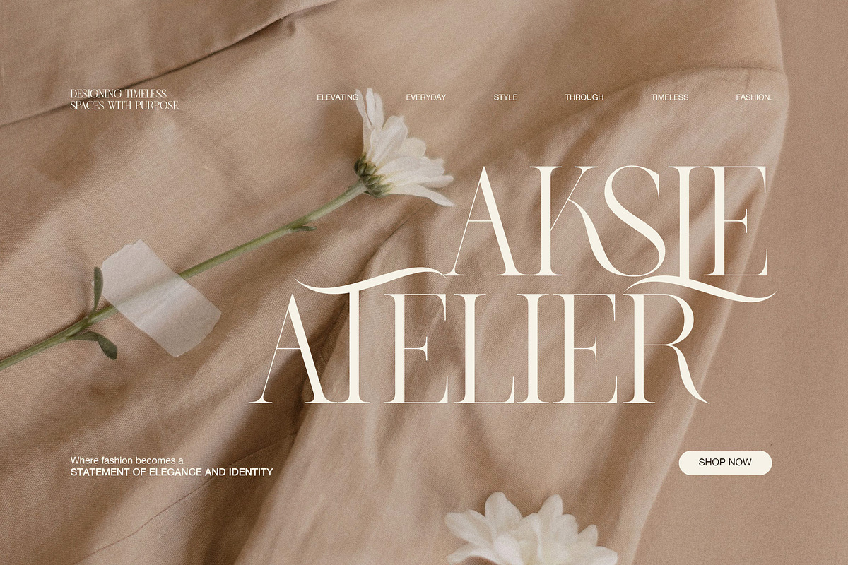 Chater Elegant Luxury Serif Font, a Serif Font by Graphicxell (Photo 6 of 8)