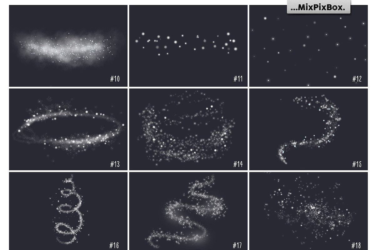 Snow Magic Overlays, an Object Graphic by MixPixBox