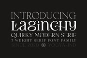 Laginchy - Quirky Serif, a Serif Font by Sarid Ezra (Thumbnail 11 of 11)