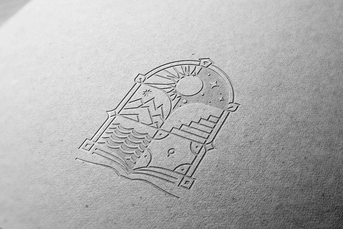 Ex Libris Bookplate Window Vector, an Education Illustration by Tovarkovdesign (Photo 4 of 5)
