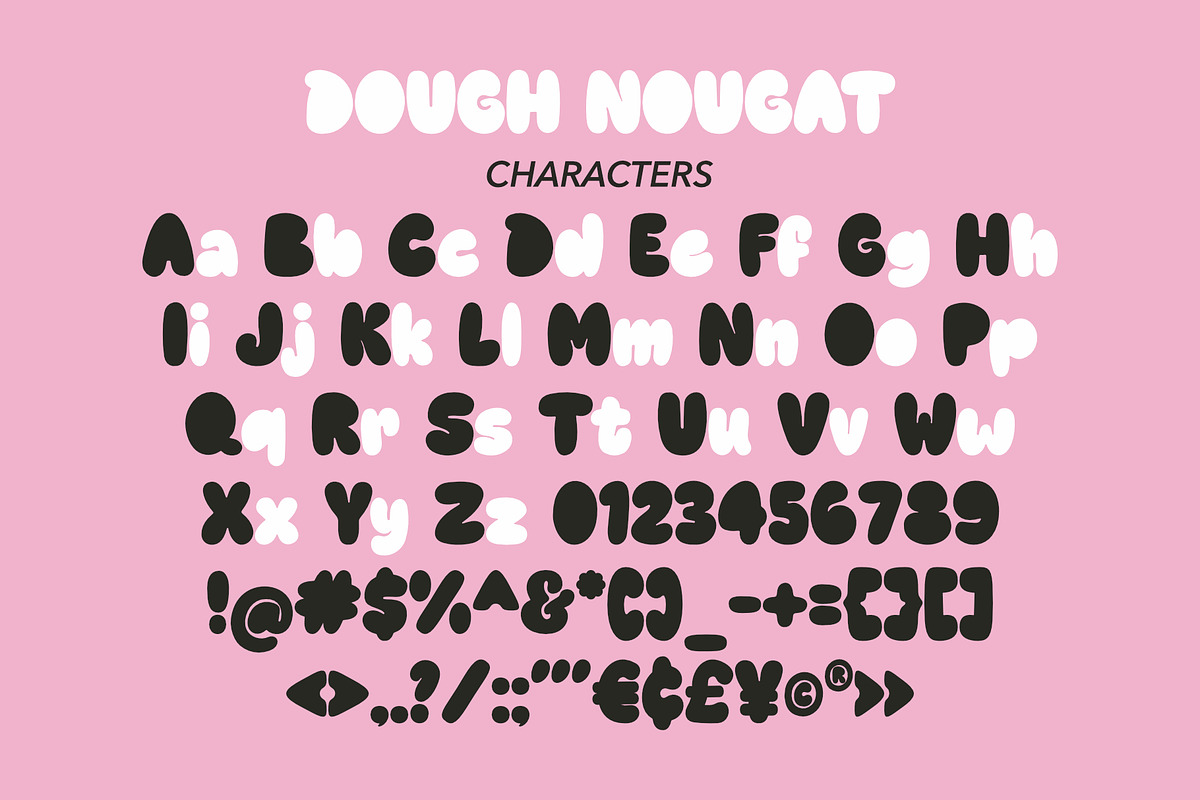Dough Nougat, a Sans Serif Font by Modikstype (Photo 5 of 8)
