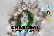 Charcoal Photoshop Action, an Action Add-On by MRI STUDIO (Thumbnail 1 of 19)