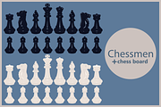 Chessmen and chessboard, an Object Graphic by ОльгаМороз (Thumbnail 1 of 5)