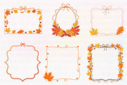 Coquette Fall Autumn Halloween Frame, an Illustration by CreationArt (Thumbnail 3 of 5)