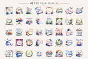 Vintage Bookish Sublimation PNG, an Illustration by Artnoy (Thumbnail 2 of 8)