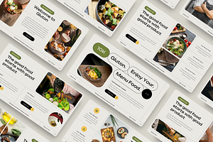 Food Google Slide Template, a Presentation Template by YossyOneStd
