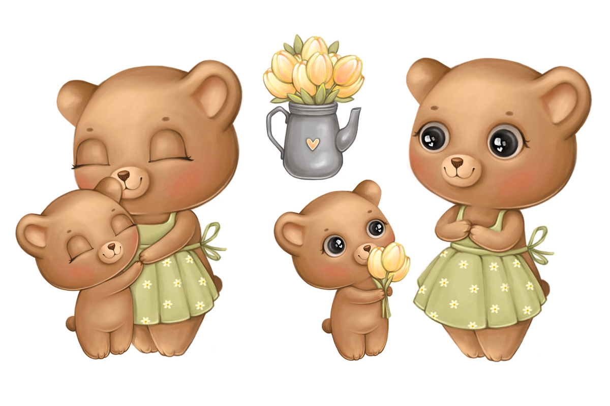 Happy Mother’s Day, an Animal Illustration by designs.svkl (Photo 2 of 4)