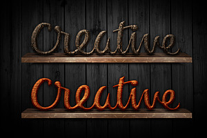 2 beautiful wooden style