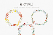 Spicy Fall herbs & berries, a Decorative Illustration by Volha Studio (Thumbnail 5 of 9)