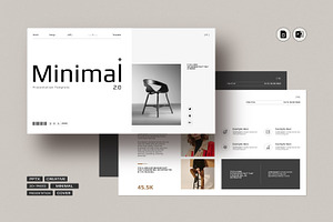 Minimal Presentation Template, a Presentation Template by PrintIdea