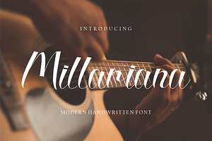 Millariana Handwritten Font.
