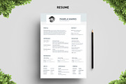 Ocean Resume Template, a Resume Template by Big Zone Studio (Thumbnail 3 of 4)
