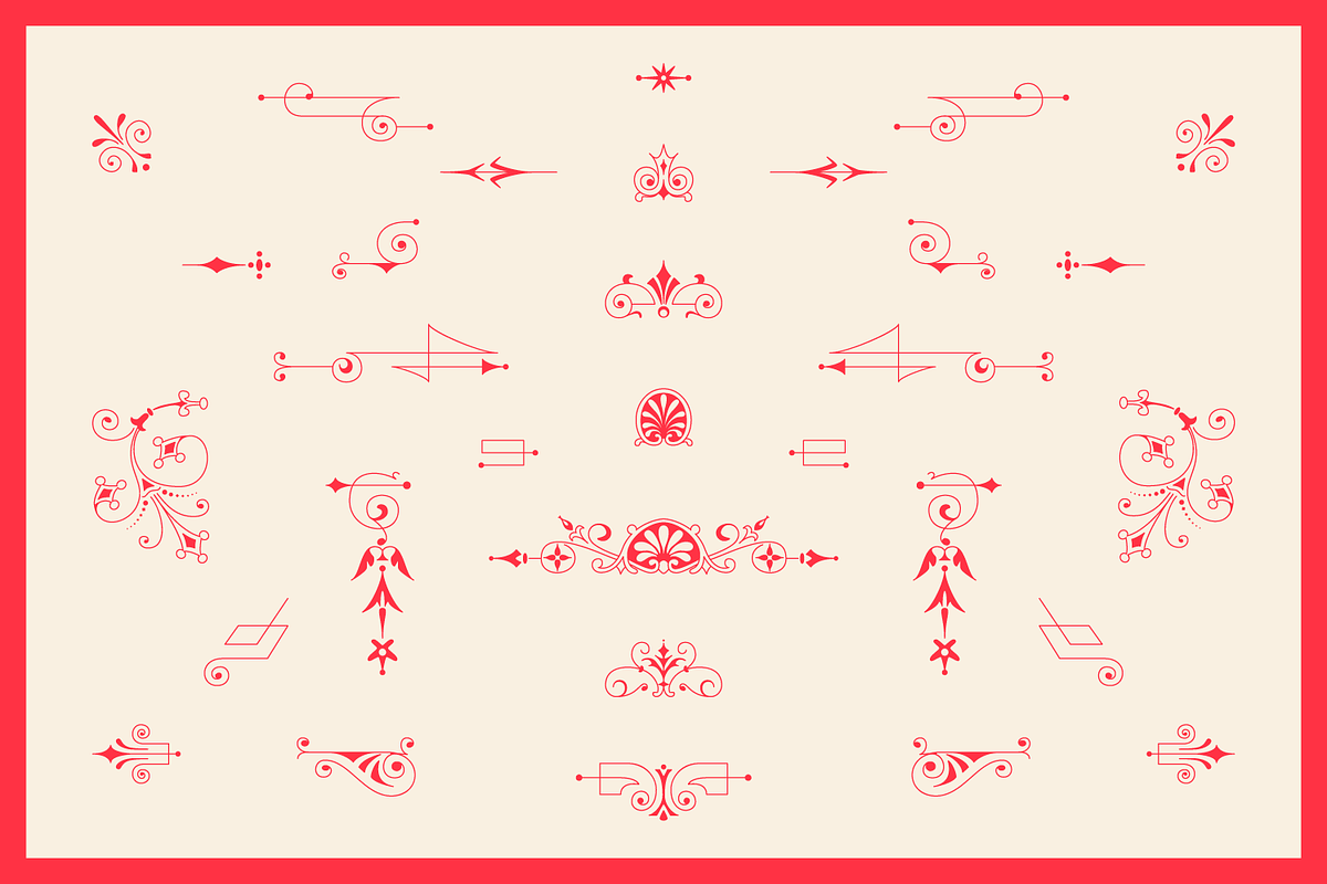 Decorative Vector Ornaments Bundle, a Decorative Illustration by digiful (Photo 9 of 9)
