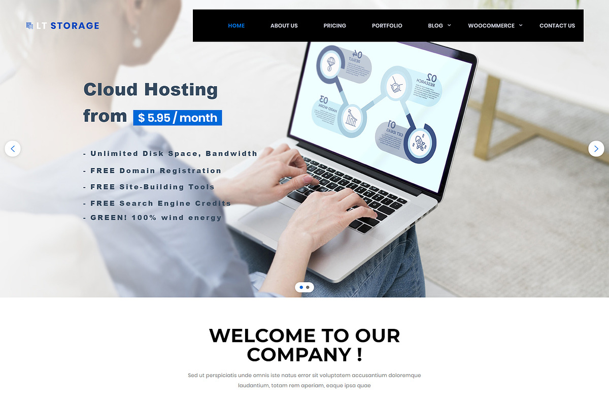 LT Storage WordPress Theme, a WordPress Template by LTheme