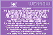 Emotional Strength font, a Sans Serif Font by weknow (Thumbnail 6 of 8)