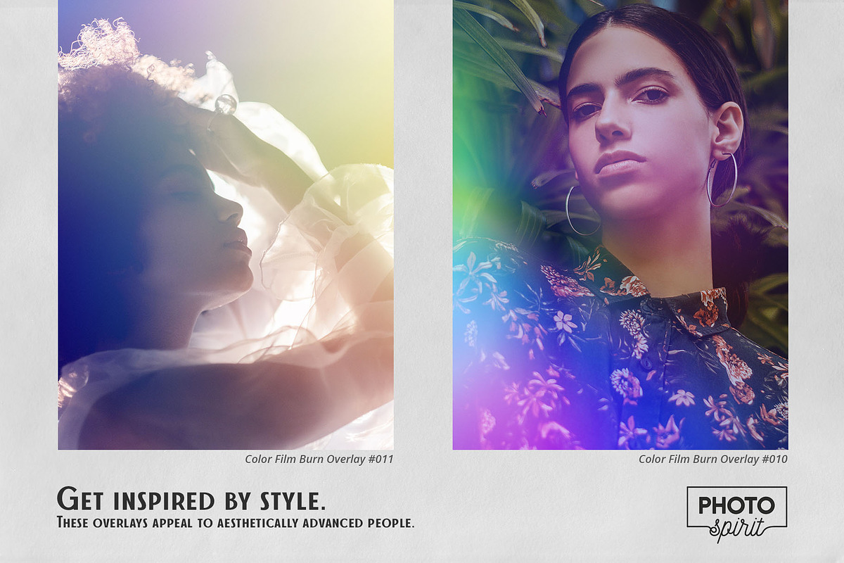 Color Film Burn Overlays, a Brushes & More by PhotoSpirit (Photo 7 of 10)