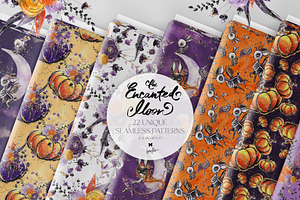 Halloween Gothic Woodland Patterns