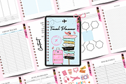 Chic Digital Travel Planner for Girl, a Templates & Theme by bellaROSEworkshop (Thumbnail 2 of 10)