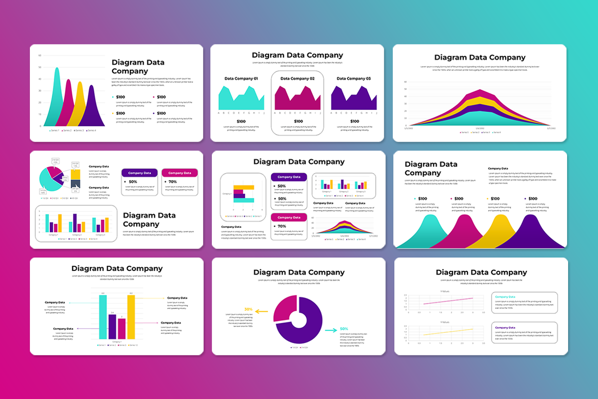 Diagram Data Company - PowerPoint, a Presentation Template by QR Design Studio (Photo 2 of 3)